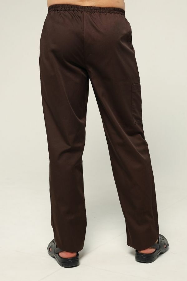 фото брюки прямі преміум-котон коричневий (40-66) 422492705