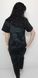 розмірна сітка костюм Голд ВТ-20560 стрейч чорний рукав короткий, брюки вкорочені 7/8 (р.42-64) 13548427389 фото 2