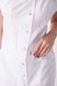 розмірна сітка халат Гранада (40-68) на кнопках тк.батист - колір білий , рукав короткий 942237701 фото 4