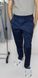 розмірна сітка костюм Герус ВТ-30033 стрейч темно-синій рукав короткий, брюки прямі (р.42-66) 13548427400 фото 3