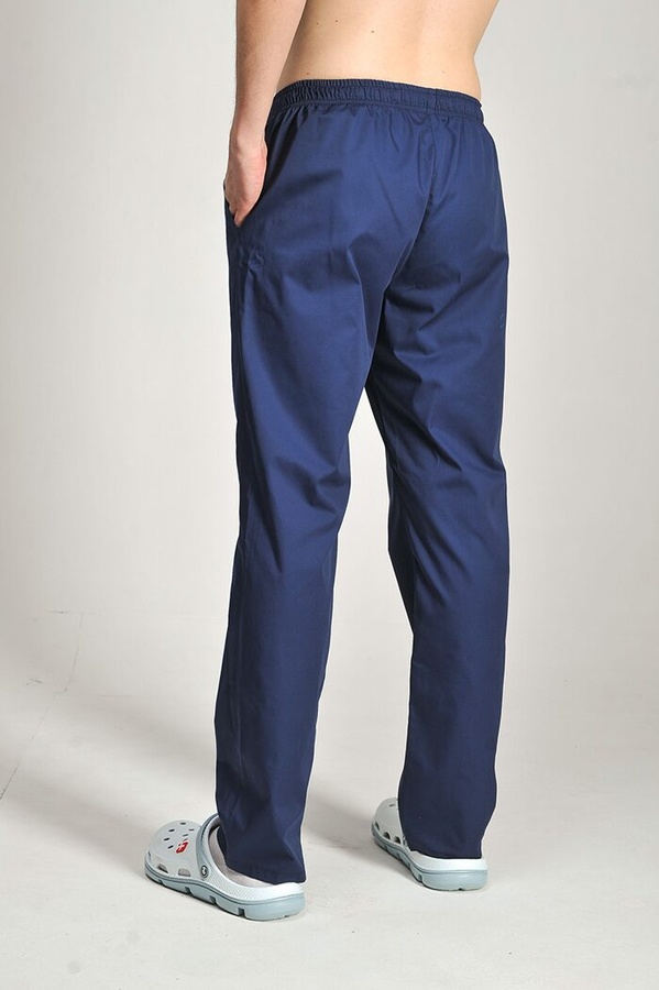 фото брюки Мартін (40-60) сорочкова, темно-синій, брюки класичні 680223501