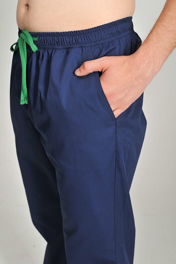 фото брюки Мартін (40-60) сорочкова, темно-синій, брюки класичні 680223501