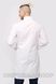 розмірна сітка халат Бравері (40-60) сорочкова, білий, рукав довгий 803892500 фото 5