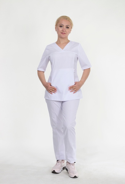 медичний костюм 3267 тканина котон, брюки класичні, розмірний ряд (42-60) 13534036562 фото