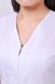 розмірна сітка халат Лія (40-60) сорочкова, білий/темно-синій, рукав короткий 790383900 фото 4