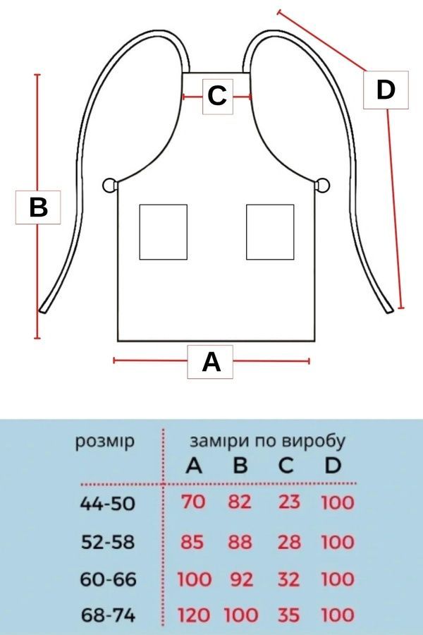 Водозахисний фартух для кухаря перукаря стиліста Немо-Х оксфорд р.44-50 чорний (140.152)