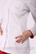 розмірна сітка костюм Рубіна (40-60) преміум-котон, білий, рукав довгий, брюки класичні 1858883302 фото 3
