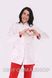 розмірна сітка костюм Рубіна (40-60) преміум-котон, білий, рукав довгий, брюки класичні 1858883302 фото 4