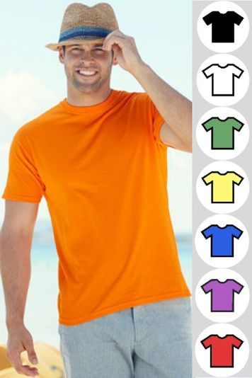Футболка 61036-44 помаранчевий (р.S-3XL) Fruit Of The Loom