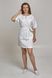 розмірна сітка сукня Ріо (40-60) сорочкова, білий, рукав 1/2 433203101 фото 12