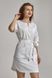 розмірна сітка сукня Ріо (40-60) сорочкова, білий, рукав 1/2 433203101 фото 1