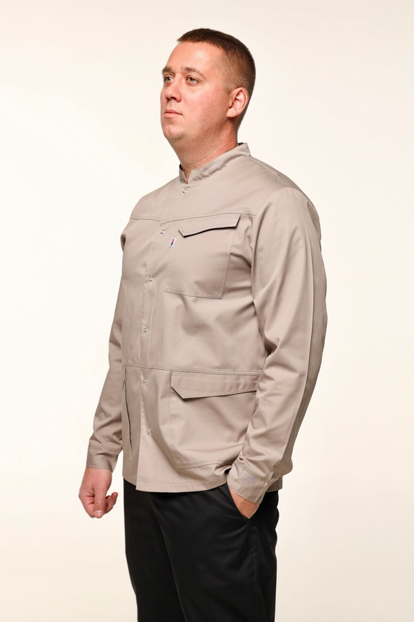 фото куртка Ліон (40-66) на кнопках темний капучіно рукав довгий 13510620302