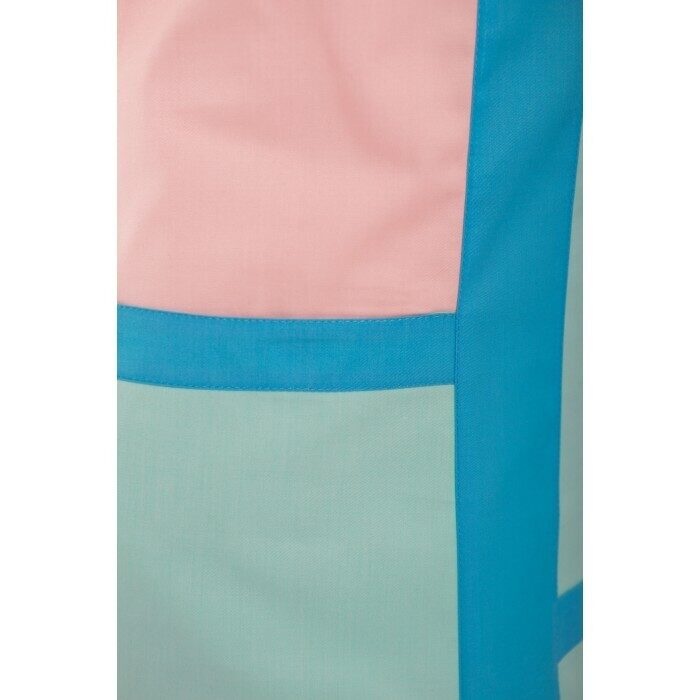 сукня медична Барселона (40-60) на блискавці тк.батист - колір мультиколір , рукав короткий 1244517415 фото