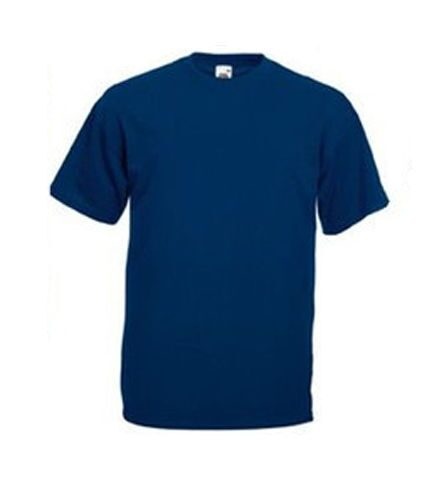 футболка Valueweight 61-036-32 Fruit Of The Loom - чоловіча - колір Синій 1288963641 фото