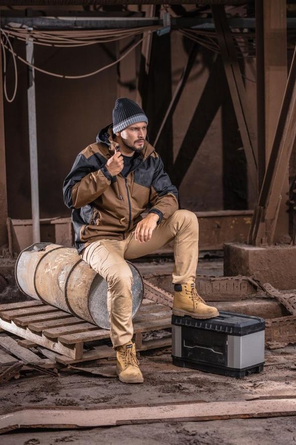 Куртка робоча утеплена 3 в 1 WINTER BROWN розмір S Коричневий/Чорний RipStop 200г/м2
