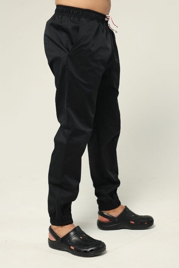 брюки медичні Джексон (40-66) тк.преміум-котон - колір чорний , брюки джогери 448047305 фото