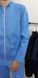 фото медичний костюм Титан ВТ-30043 стрейч блакитний (р.42-66) рукав довгий, брюки прямі 13548427433