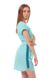 сукня Парма (40-66) через голову тк.сорочкова - колір м'ятний/морська хвиля, рукав короткий 2866801100 фото