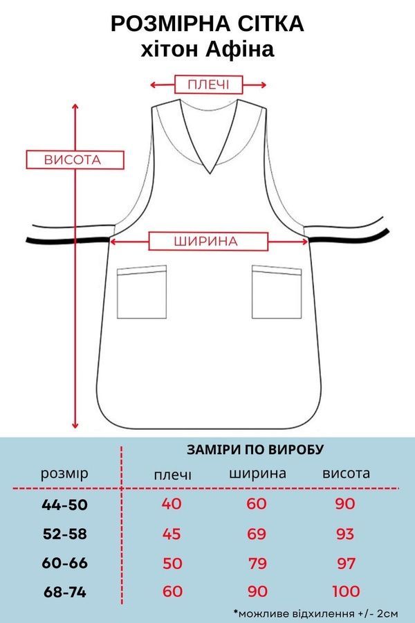Фартух для продавця Афіна №2 р.44-50 габардин волошковий/білий (2545379500.230)