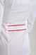 розмірна сітка куртка Сакура (40-60) преміум-котон, білий/червоний, рукав 3/4 1577774702 фото 7