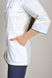 розмірна сітка костюм Рубіна (40-60) сорочкова, білий/темно-синій, рукав 3/4, брюки класичні 823001100 фото 5