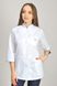 розмірна сітка костюм Рубіна (40-60) сорочкова, білий/темно-синій, рукав 3/4, брюки класичні 823001100 фото 1