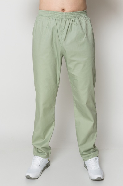брюки медичні К-33 (40-60) преміум-котон, колір фісташковий, тип брюк - прямі 579381104 фото