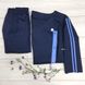 фото куртка Клеопатра (40-60) преміум-котон, темно-синій/блакитний, рукав 3/4 404199904