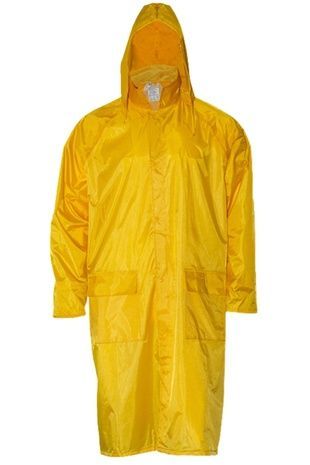 Плащ від дощу з PVC покриттям CHESTER YELLOW прогумована жовтий розмір L - Робочий одяг Сізам