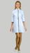 розмірна сітка халат Сакура (40-60) сорочкова, білий/темно-синій, рукав 3/4 795037500 фото 2