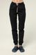 фото брюки Парма (40-66) тк.преміум-котон - колір чорний , брюки джогери 2654316015