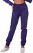 фото брюки СЗ-Парма (40-66) тк.преміум-котон - колір темно-фіолетовий , брюки джогери 2654316215