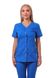 медичний костюм Анталія (40-66) на кнопках тк.батист - колір синій , рукав короткий, брюки класичні 1280674501 фото