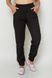 фото брюки жіночі (40-60) преміум-котон, чорний, брюки джогери 2188487701