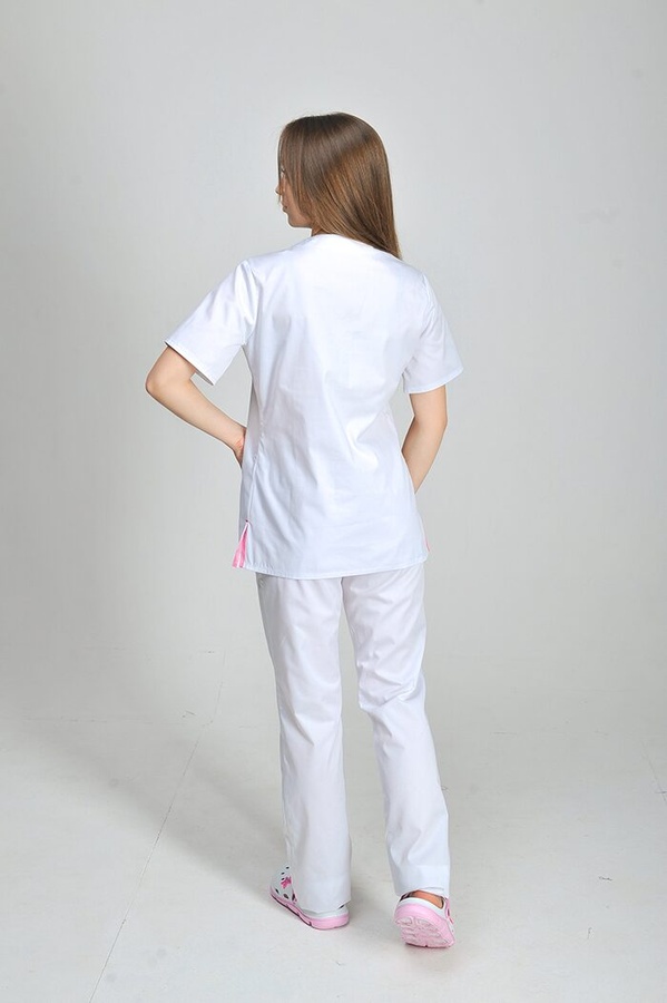 фото куртка Саманта (40-60) сорочкова, білий, рукав короткий 1603059702
