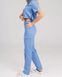 розмірна сітка костюм Денвер жіночий розмір 40 (46-54), стрейч блакитний, рукав короткий 13512464183 фото 5