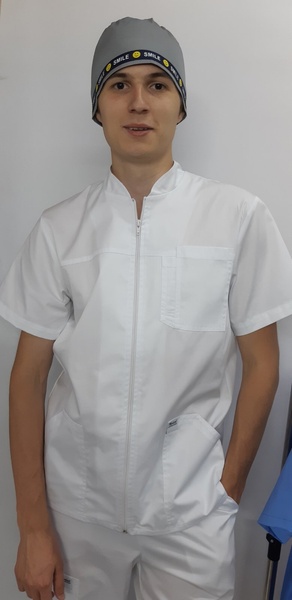 фото костюм Титан ВТ-30039 батист білий рукав короткий, брюки прямі (р.42-66) 13548427414