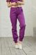 фото брюки Ася (р.42-56) котон фіолетовий, брюки джогери 755043101