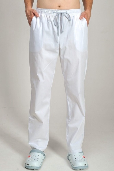 фото брюки Мартін (40-60) сорочкова, білий, брюки класичні 680222901