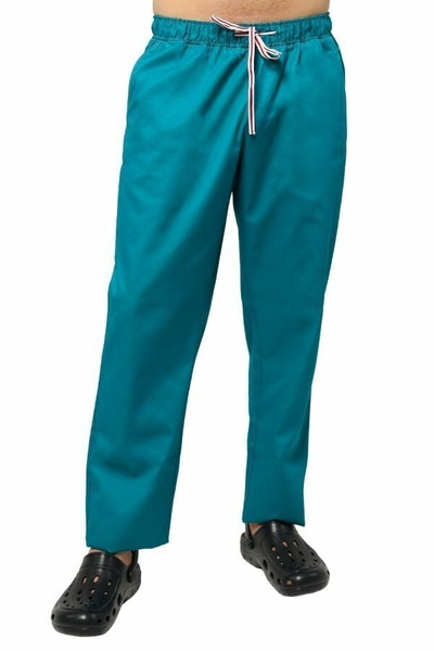 брюки медичні СЗ-Рим-Брістоль (40-66) тк.преміум-котон - колір морська хвиля , брюки прямі 379833105 фото