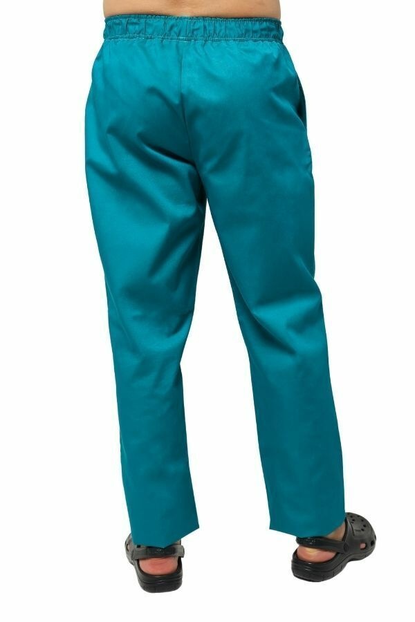 фото брюки СЗ-Рим-Брістоль (40-66) тк.преміум-котон - колір морська хвиля , брюки прямі 379833105