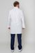 розмірна сітка халат Доктор (40-60) преміум-котон, білий, рукав довгий 545501704 фото 2