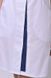 розмірна сітка халат Елегія (40-60) сорочкова, білий/темно-синій, рукав 1/2 799479500 фото 7