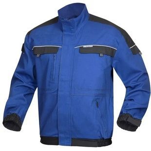 Костюм робочий зі штанами COOL TREND бавовна синій/чорний 260 г/м розмір 46 (INS.1783)