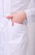 розмірна сітка халат Ізабела (40-60) сорочкова, білий, рукав довгий 789953700 фото 8