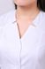розмірна сітка халат Ізабела (40-60) сорочкова, білий, рукав довгий 789953700 фото 6
