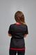 розмірна сітка костюм Азалія (40-60) сорочкова, чорний/червоний, рукав короткий, брюки класичні 683669501 фото 6