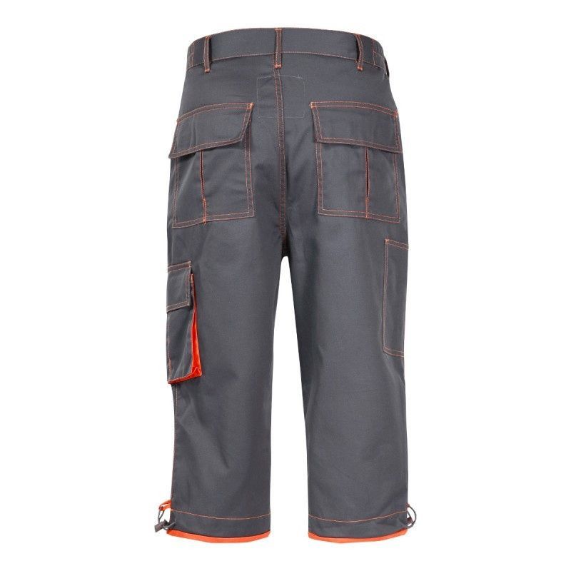 Шорти робочі ALTON BREECH розмір S Сірий/Помаранчевий Саржа 245 г/м2