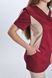 розмірна сітка костюм Марина (40-60) сорочкова, марсала/кремовий, рукав короткий, брюки класичні 815150100 фото 8