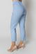розмірна сітка брюки Мілана (40-60) стрейч, блакитний, брюки вкорочені 7/8 579479304 фото 3